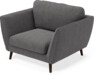 Madison Lux - Fåtölj, 70 cm - Grå