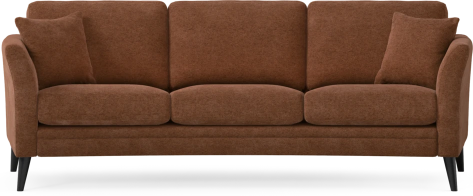 Eden - 3-sits soffa svängd - Orange