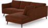 Madison Lux - 2-sits soffa med divan höger - Orange