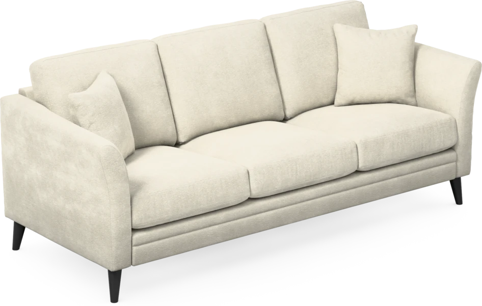 Eden - 3-sits soffa - Vit