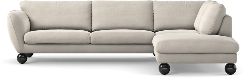 Madison Lux - 3-sits soffa med divan höger - Beige