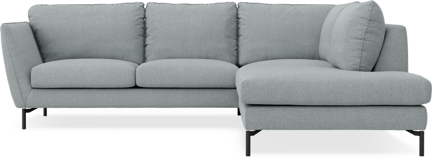 Madison - 2-sits soffa med divan höger - Turkos