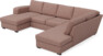 Friday - 3-sits soffa med schäslong vänster och divan höger - Rosa