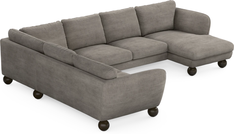 Madison Lux - Hörnsoffa med schäslong höger - Beige
