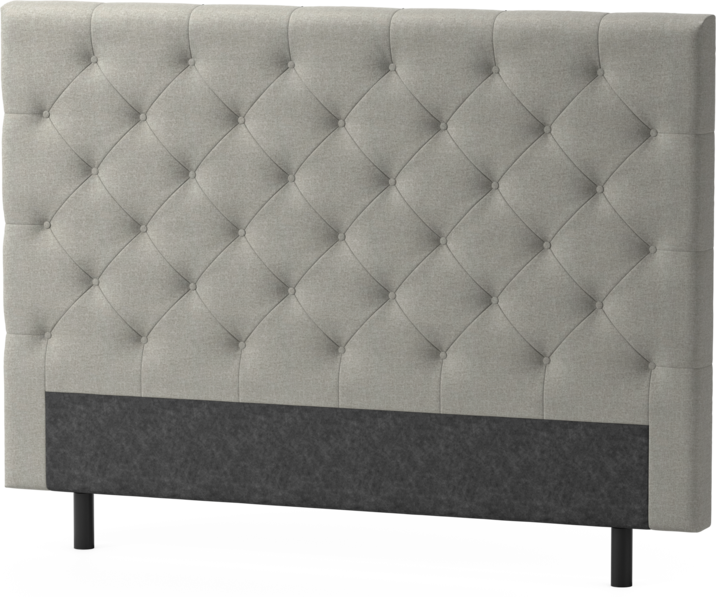 Delux Pikerad - Sänggavel, 90-210 cm - Grå