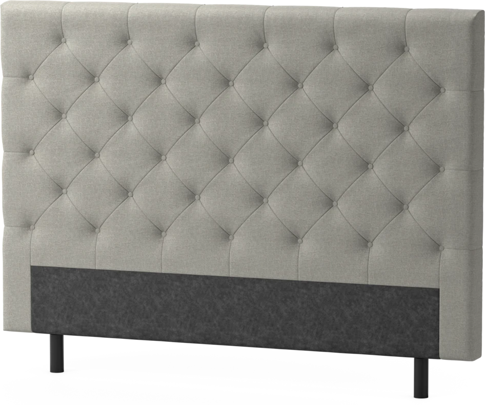 Delux Pikerad - Sänggavel, 90-210 cm - Grå