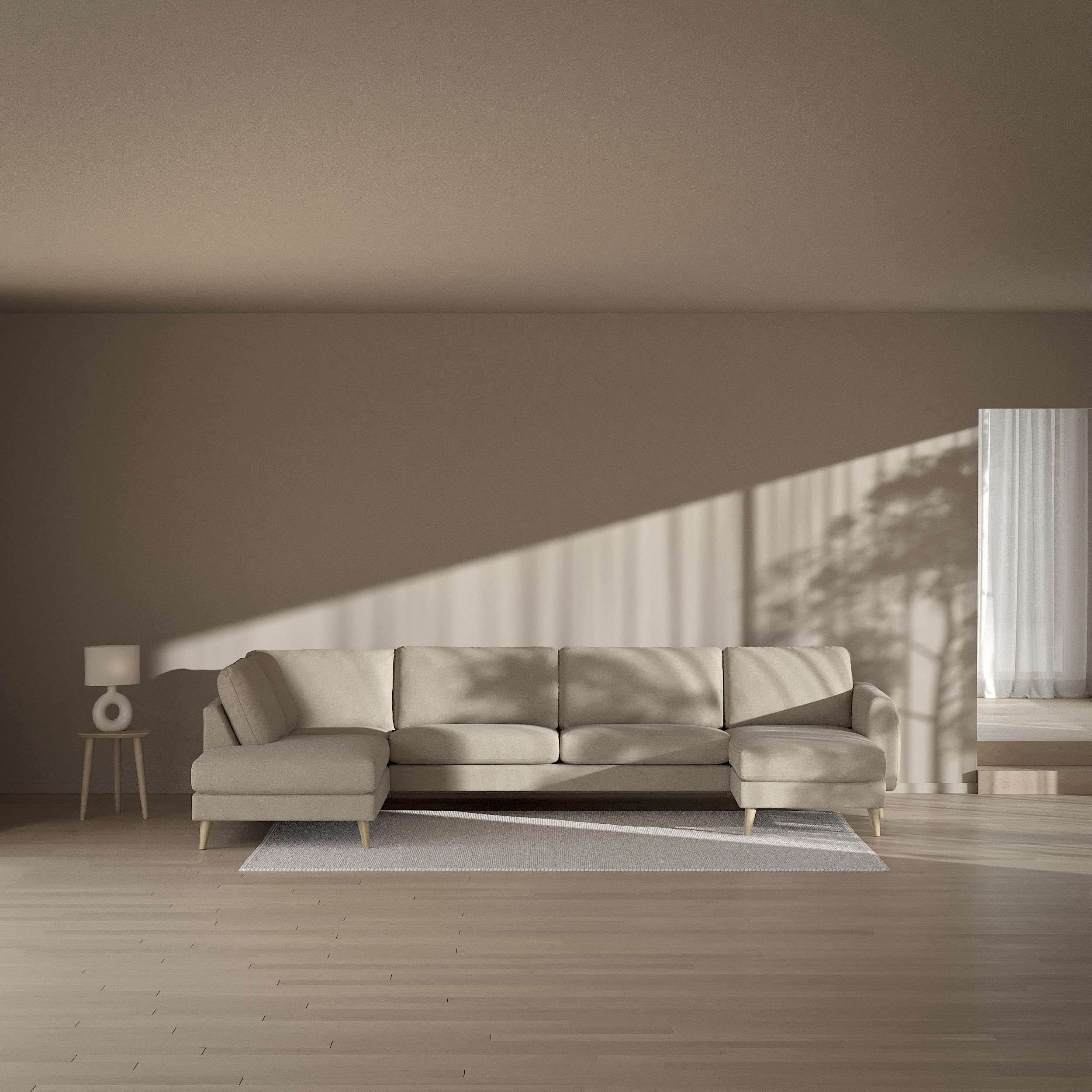 Bridge - 3-sits soffa med divan vänster och schäslong höger - inspiration
