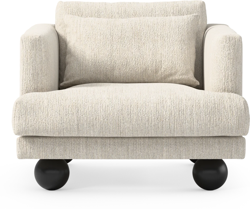 Harper - Fåtölj, 75 cm - Vit
