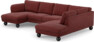 Madison Lux - 2-sits soffa med schäslong vänster och divan höger - Rosa