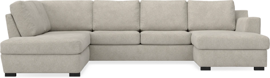Friday - 3-sits soffa med divan vänster och schäslong höger - Beige
