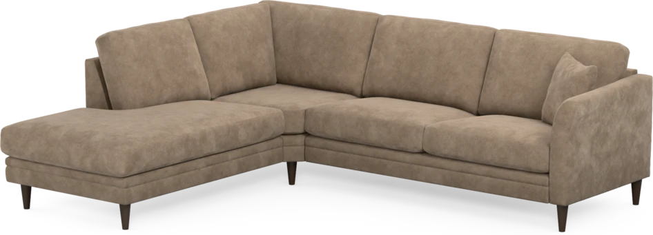Eden - 2,5-sits soffa med divan - Beige