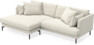 Harper - 4-sits med schäslong XL vänster - Vit