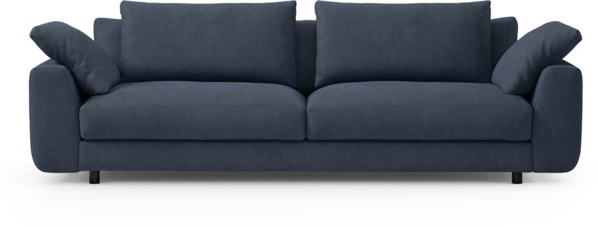 Amie - 4-sits soffa - Blå