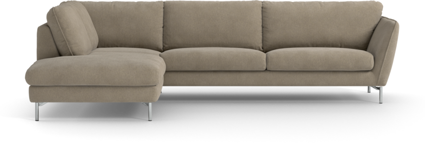 Madison - 3-sits soffa med divan vänster - Beige