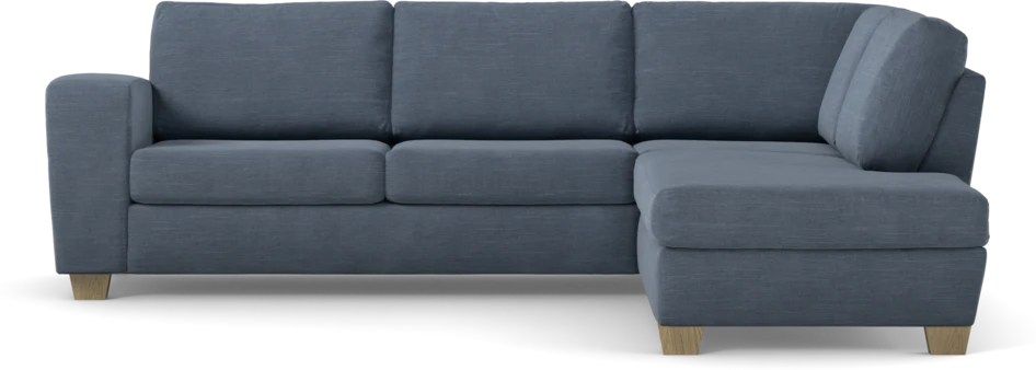 Friday - 2,5-sits soffa med divan höger - Blå