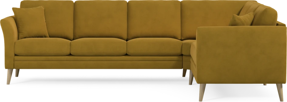 Eden - Hörnsoffa, 3+2-sits - Gul