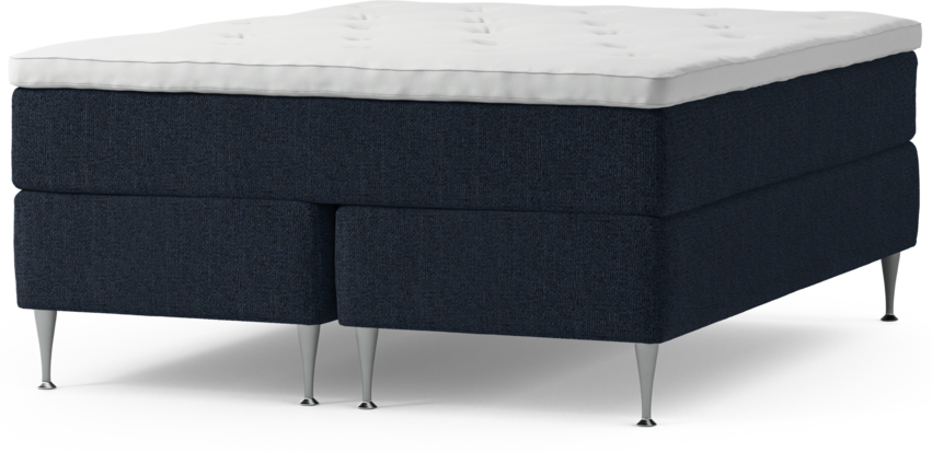 Delux Exclusive - Kontinentalsäng, dubbelsäng med bäddmadrass och sängben