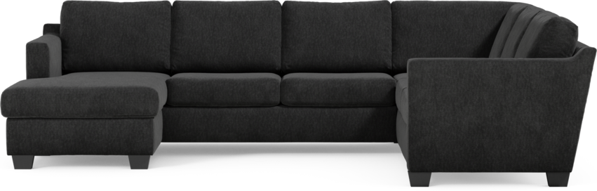 Friday - Hörnsoffa, 3+2-sits med schäslong vänster - Blå