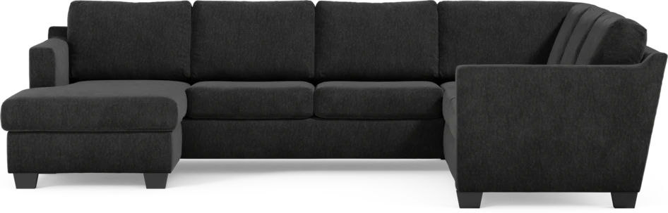 Friday - Hörnsoffa, 3+2-sits med schäslong vänster - Blå