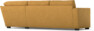Friday - 2,5-sits soffa med divan höger - Gul