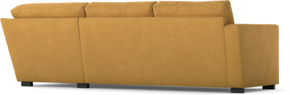 Friday - 2,5-sits soffa med divan höger - Gul