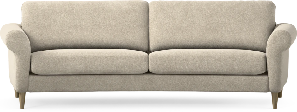 Bridge - 3-sits soffa svängd - Beige