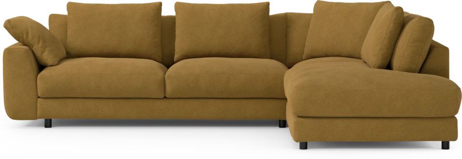 Amie - 3-sits med divan höger - Orange