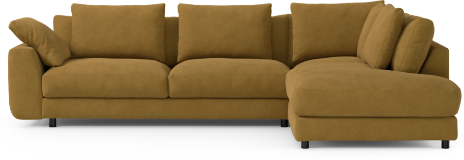 Amie - 3-sits med divan höger - Orange