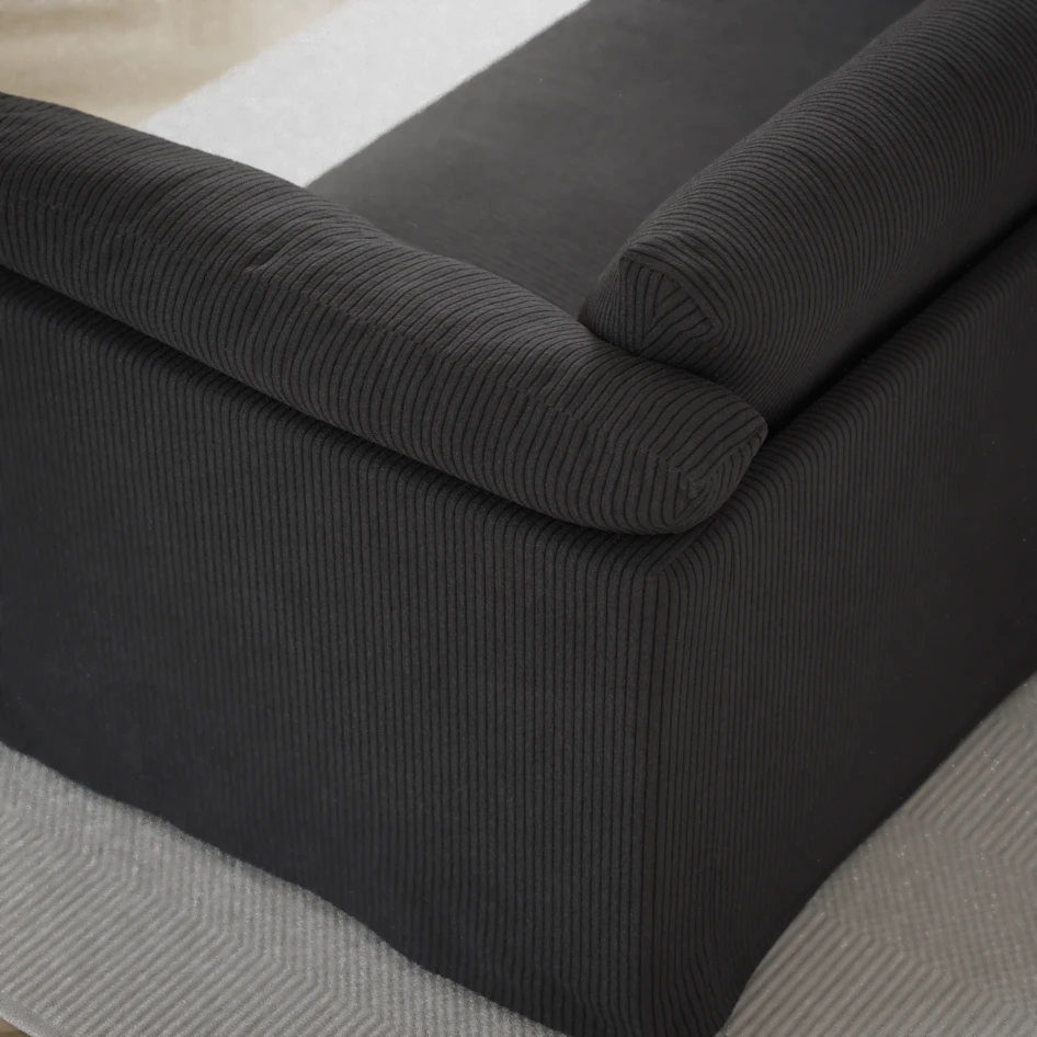 Cherrie Klädsel - Klädsel till 3-sits soffa med divan höger - Grön
