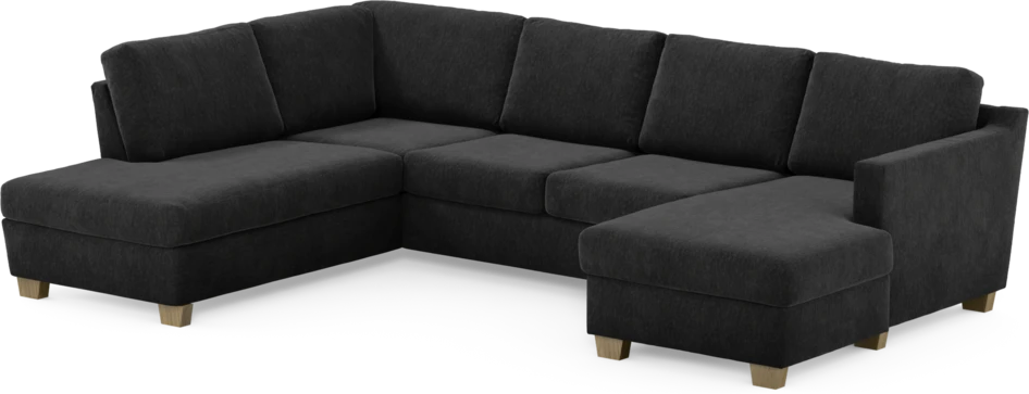 Friday - 3-sits soffa med divan vänster och schäslong höger - Blå