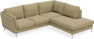 Madison - 2-sits soffa med divan höger - Gul