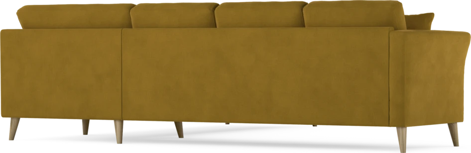 Eden - Hörnsoffa, 3+3-sits - Gul