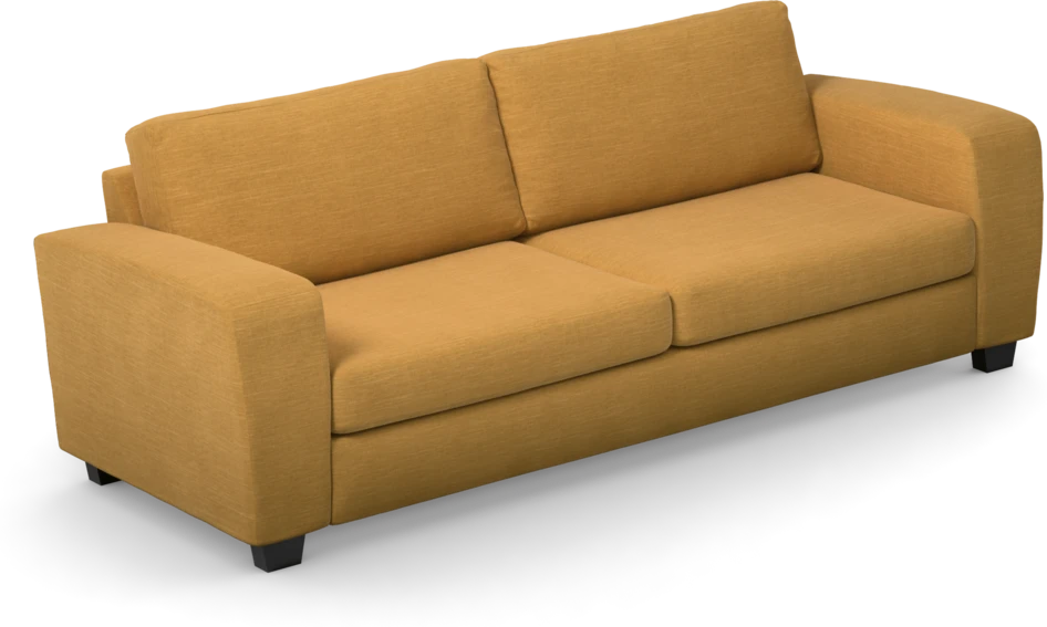 Friday - 3-sits soffa - Gul