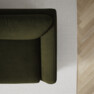Madison Lux - 2-sits soffa med divan vänster och schäslong höger - Grön