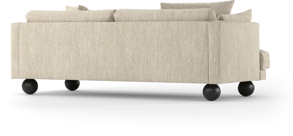 Harper - 3-sits soffa, hel dyna - Beige