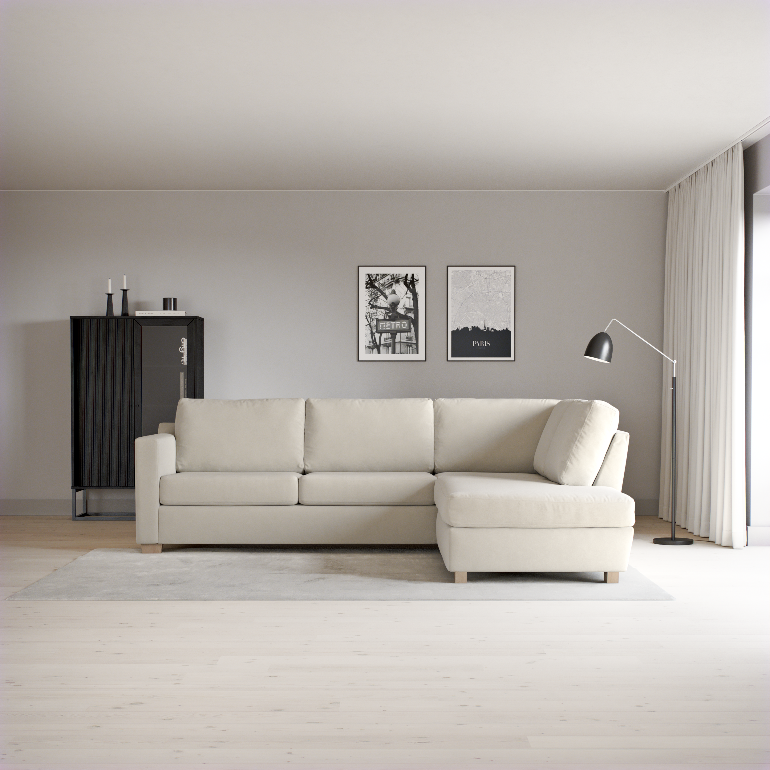 Friday - 2,5-sits soffa med divan höger - inspiration