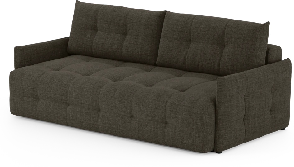 Bella - Bäddsoffa 3-sits - Brun