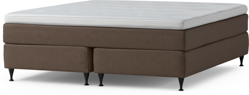 Delux Sense - Kontinentalsäng, dubbelsäng med bäddmadrass och sängben