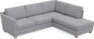 Friday - 2,5-sits soffa med divan höger - Grå