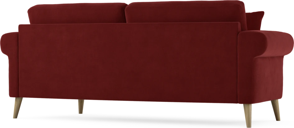 Eden - 2,5-sits soffa svängd - Röd