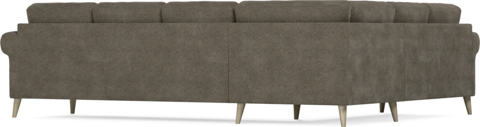 Eden - Hörnsoffa, 2+3-sits - Brun