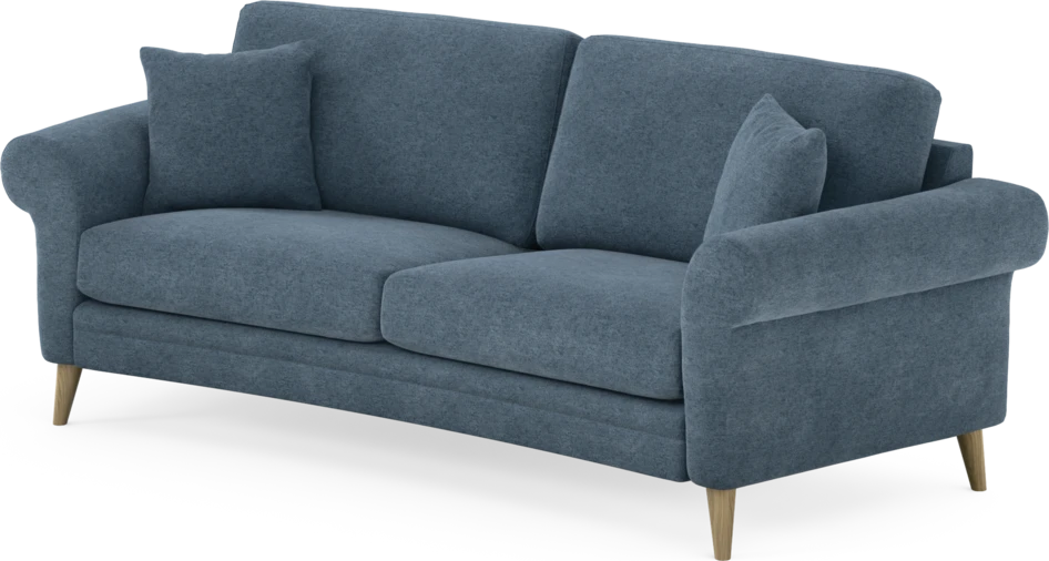 Eden - 2,5-sits soffa svängd - Blå