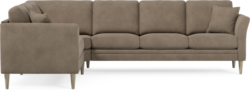 Eden - Hörnsoffa, 2+3-sits - Brun