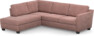 Friday - 2,5-sits soffa med divan vänster - Rosa