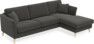 Eden - 2,5-sits soffa med schäslong - Grå