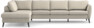 County - 3-sits soffa med divan vänster - Beige