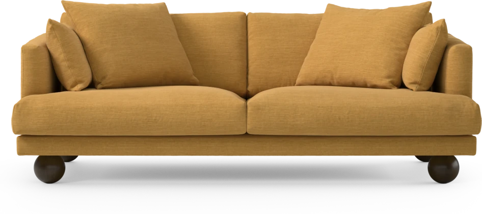 Harper - 3-sits soffa - Gul