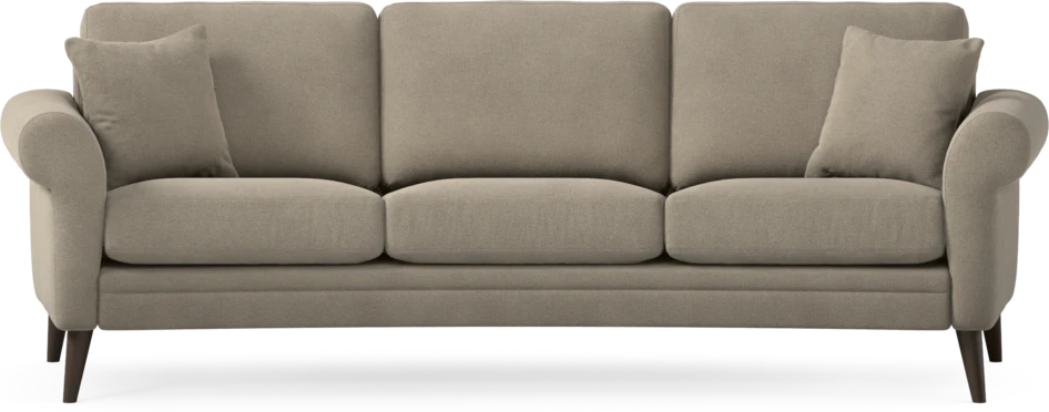Eden - 3-sits soffa svängd - Beige