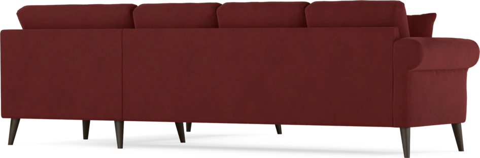 Eden - Hörnsoffa, 3+2-sits - Röd