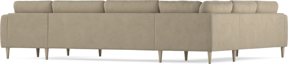 Bridge - Hörnsoffa, 2+3-sits med schäslong höger - Beige